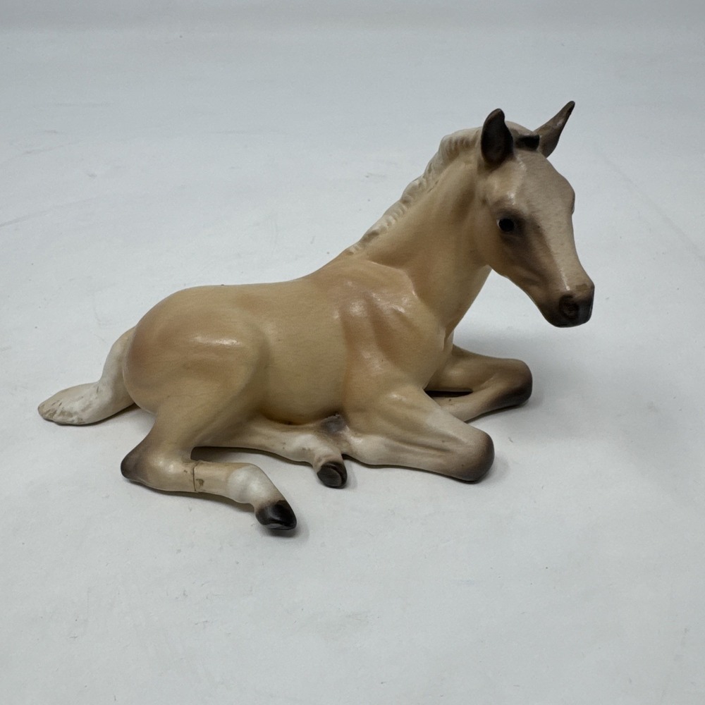 Hagen Renaker DW Morgan Foal Miss Pepper Blue‎ Monrovia Sticker 1957-1964